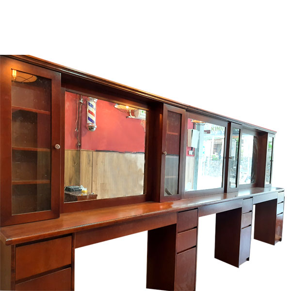 Bộ tủ kệ gương Barber BK-552