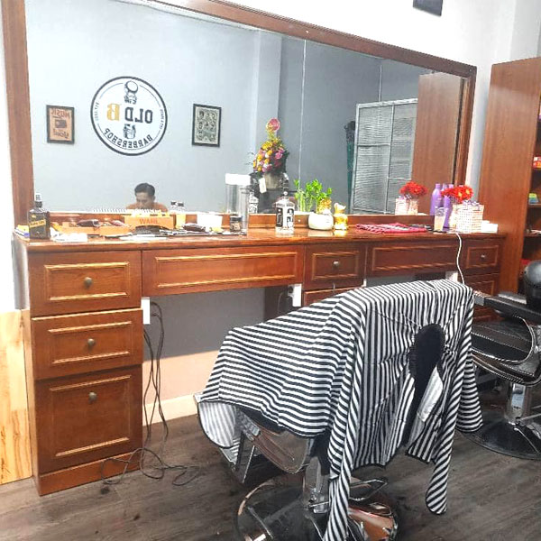 Bộ gương kệ tủ Barber BK-466