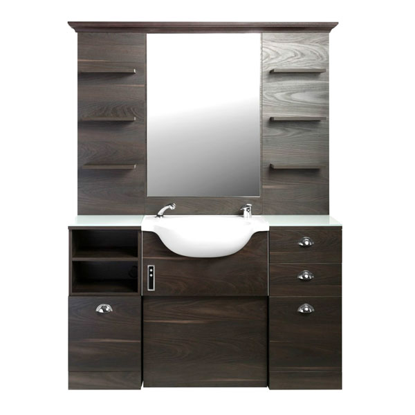Bộ tủ gương cắt tóc nam Barber BK-520