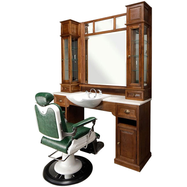 Bộ tủ gương cắt tóc nam Barber BK-580