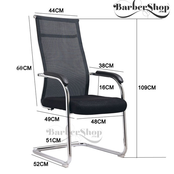 Ghế chân quỳ chữ C lưng cao GS-05