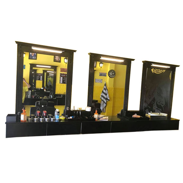 Bộ gương kệ cắt tóc nam Barber BK-434