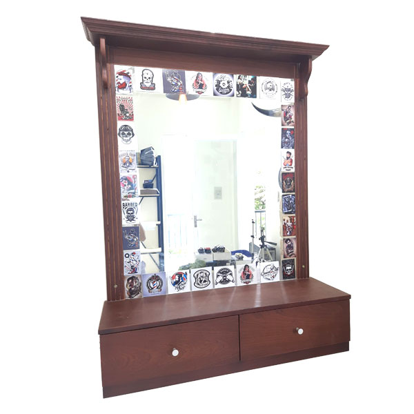 Kệ gương có hộc Barber BK - 440
