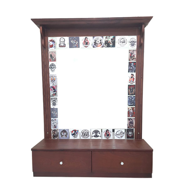 Kệ gương có hộc Barber BK - 440